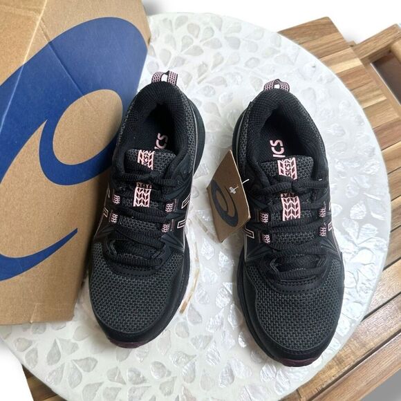 Asics Gel-Venture 8 GS Kids Youth Trail Running Shoes Black Deep Mars US 1Y EUR - Picture 4 of 11